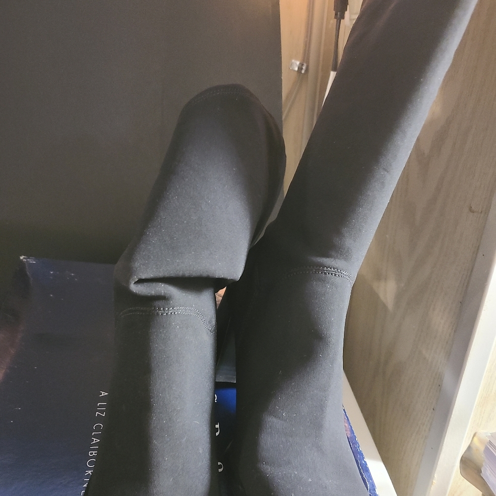 Liz Claiborne/Crazy Horse Black Boots